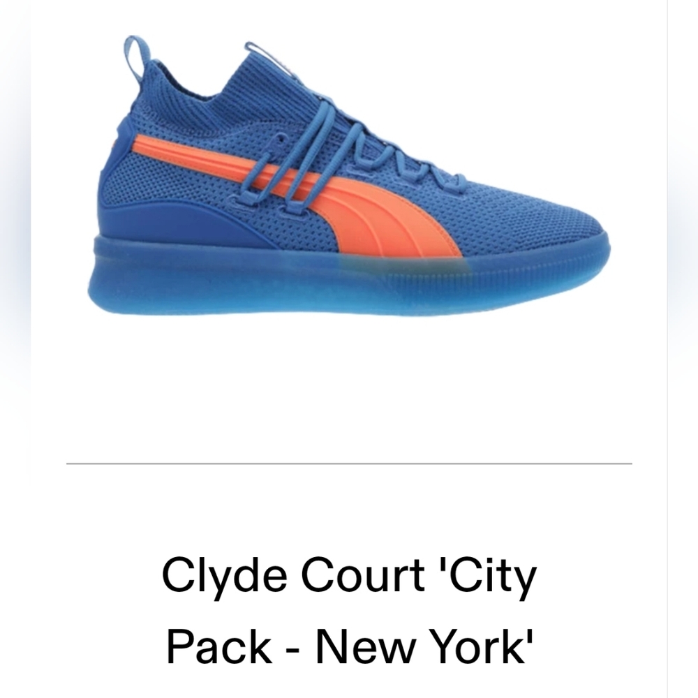 Puma Clyde Court 'City Pack - New York' basketball shoes sz 10.5